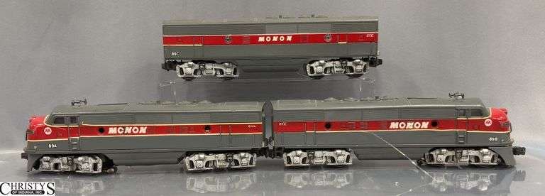 3pcs Lionel Monon Custom Painted ABA Diesel Engine Set image