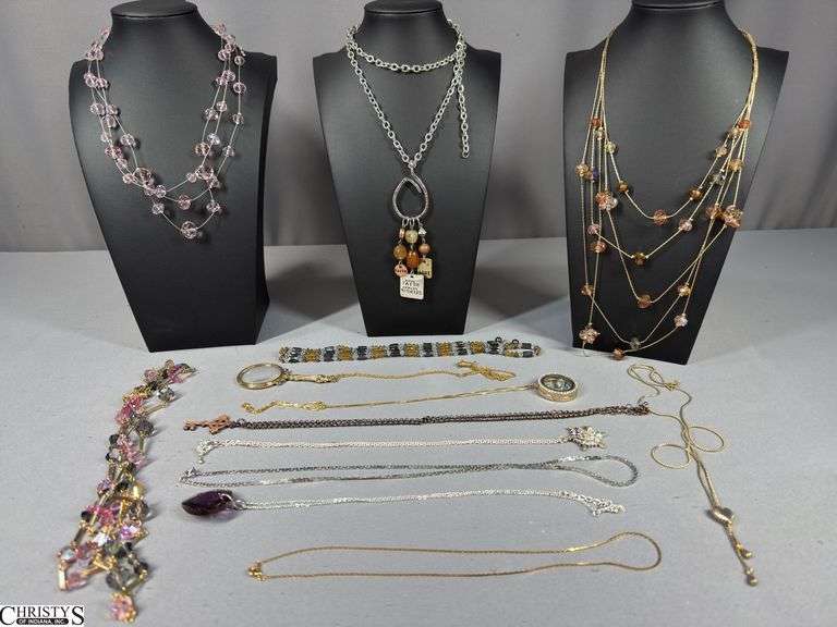 13 Costume Jewelry Necklaces / Chains image
