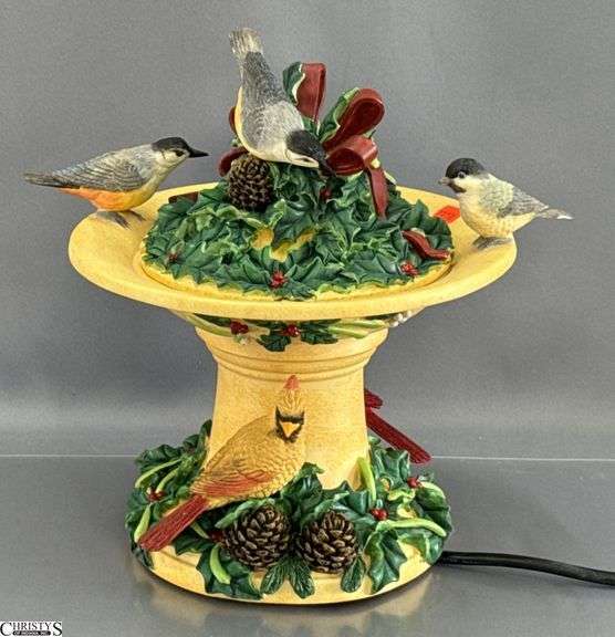 Winter Greetings Lenox Bird Fountain image