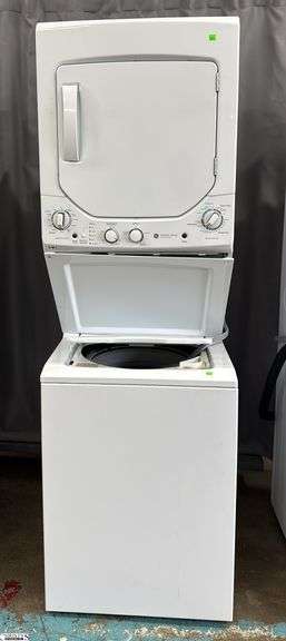 GE Stacked Washer and Dryer - 24" x 23.5" x 74" image