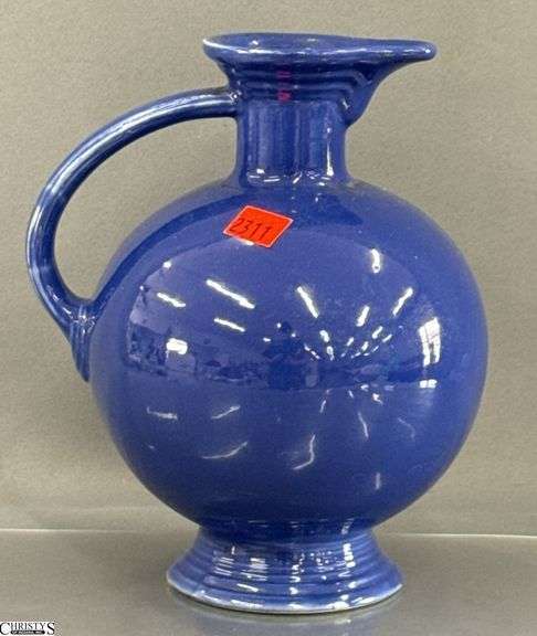 Fiesta Blue Ball Pitcher 8.5" image