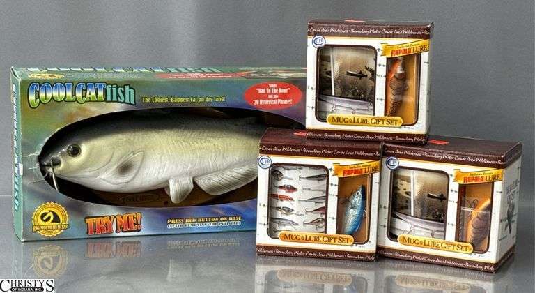 Cool Cat Fish, 3 Mug and Lure Gift Sets image