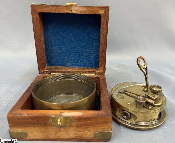 Stanley London Brass Box Sextant image