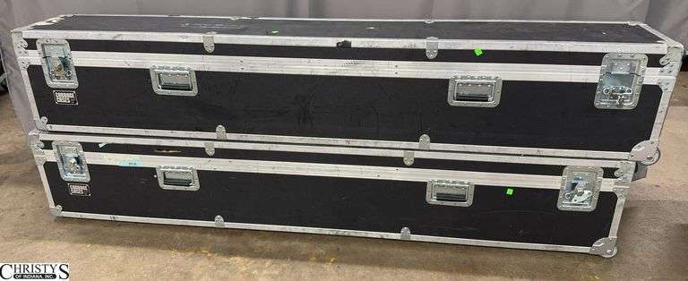 Pair of AV Road Cases Largest 86x13x16 image