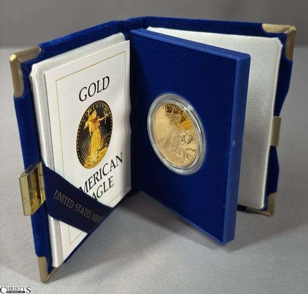 Gold American Eagle One Ounce Bullion Coin in Box image
