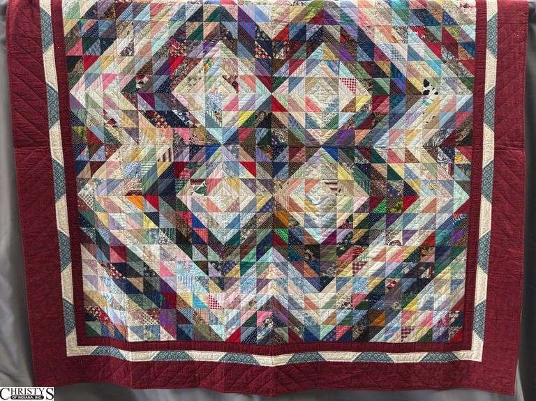 Handmade Quilt - 90" x 88" image