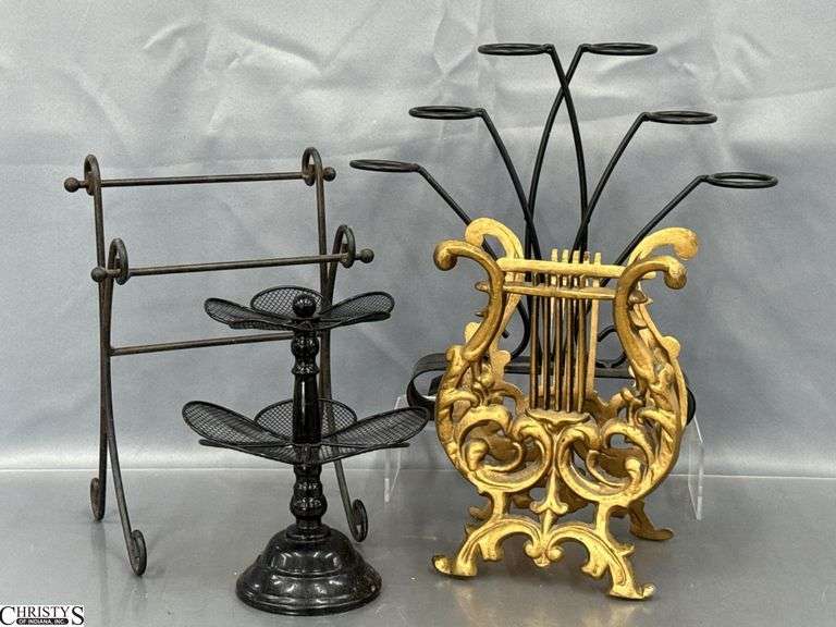 Candle Holders, Lyre Magazine Holder, Fingertip Towel Holder image