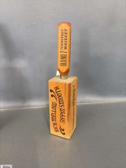 Jack Daniels Ice Pick With Holders, Brass Service Bell, Walnut Cracker, Small Anvil and Hammer
