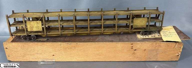 Large Brass Auto Hauler, 3 Tier image