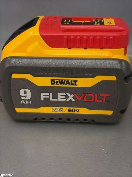 DeWalt Flex Volt Battery 20/60v 9AH, Store Returns Shelf Pulls
