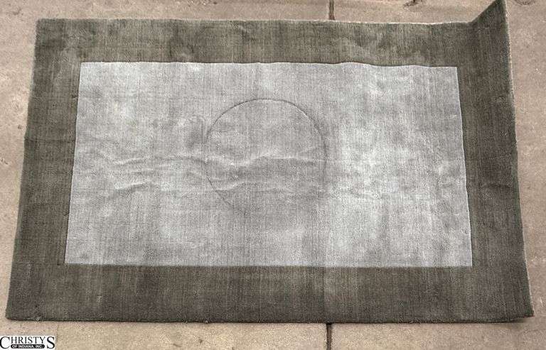 Gray Woolmark Rug 61x97" image