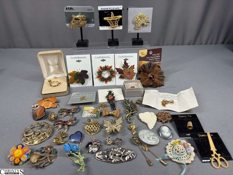Approx. 44 Costume Jewelry Pins image