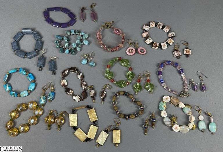13 Matching Bracelet and Earring Sets image