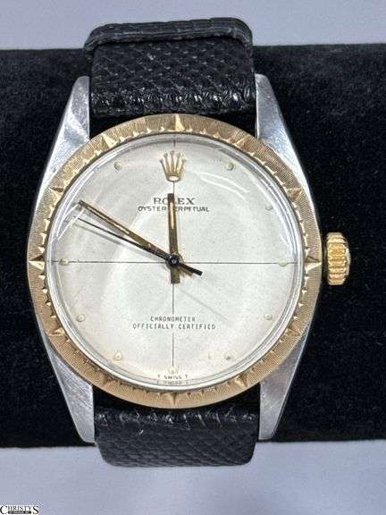 1956 Rolex Oyster Perpetual Zephyr Men's Watch 14K Gold and Stainless Steel image