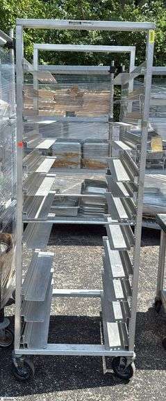 Stainless Rack Tray Holder 26x24x70" image