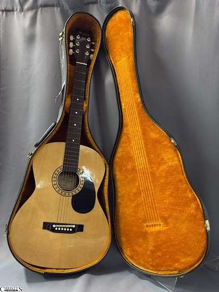 Hohner Model HW200 Acoustic Guitar in Case. From a Local School image