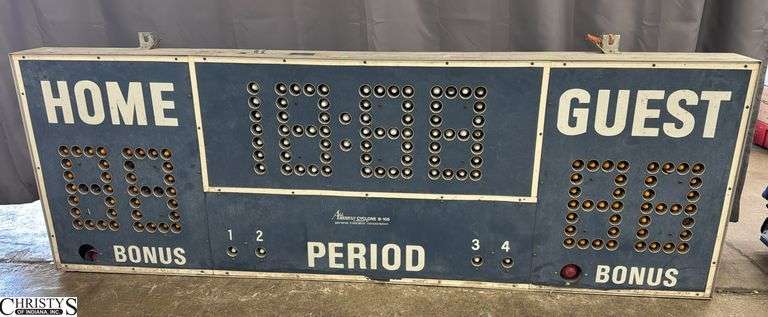 All American Scoreboard No Controller Untested 90x7x30 image