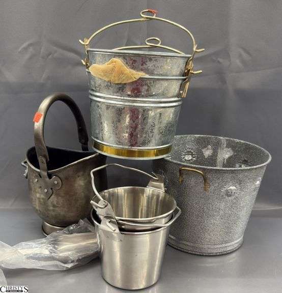 Metal Buckets and Scoop Tallest 10" image