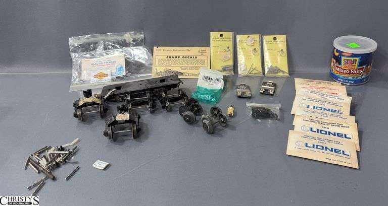 Wheels and Parts for Model Trains and Lionel Packs With Pins for Tracks image