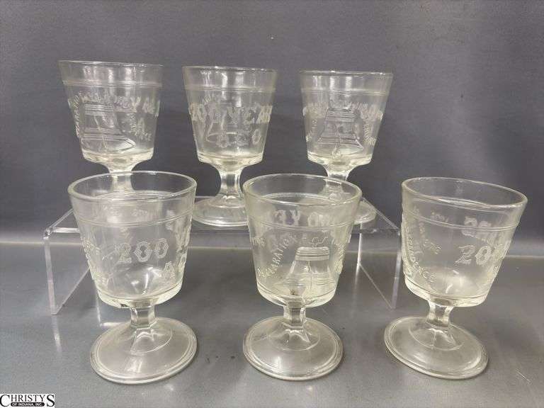100 Years Commemorative Glasses, Ice Buckets