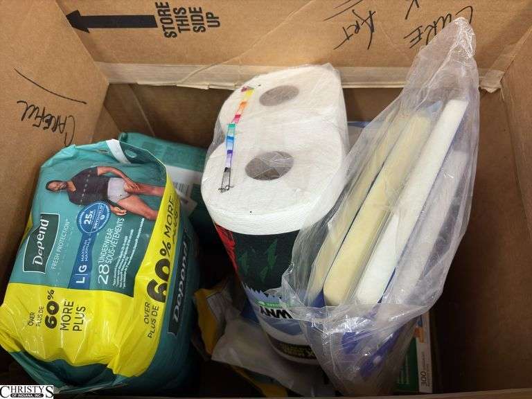 Paper Towels, Face Shields, Adult Underwear, Bandages, Misc image