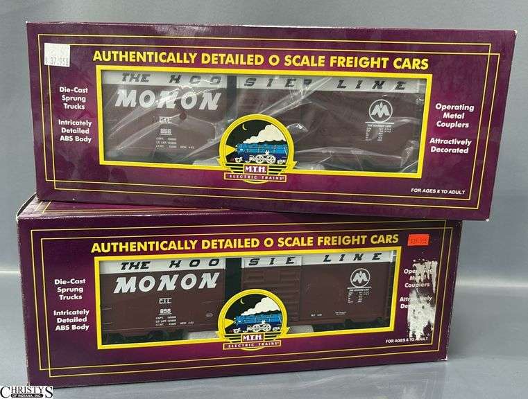 2 MTH Monon 40' Boxcars, #20-93202 image