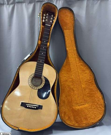 Hohner Model HW200 Acoustic Guitar in Case. From a Local School image