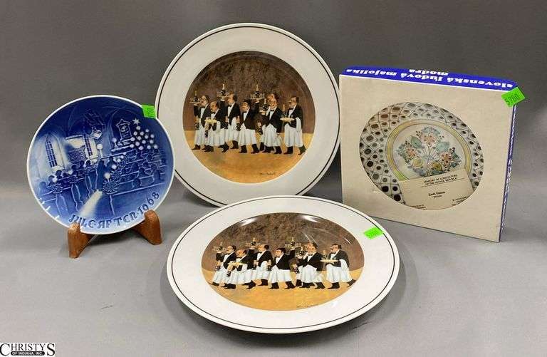 Majolika Lattice Plate, Bottle Brigade, Denmark 1968 Small Plate image