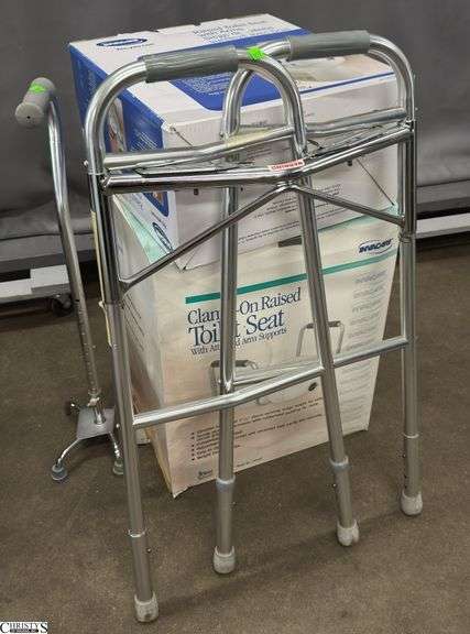 Walker, Cane, 2 Toilet Seats image