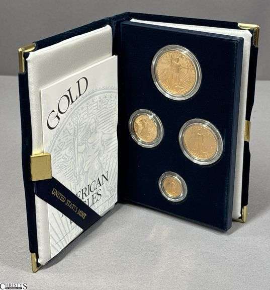 2000 American Eagle Gold Bullion Coins Proof Set in Box image