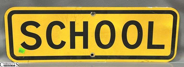School Sign 24x8 image