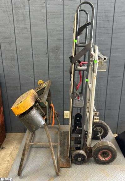 Pallet with 2 Dollies, Wells Metal Band Saw Untested Pallet Not Included image