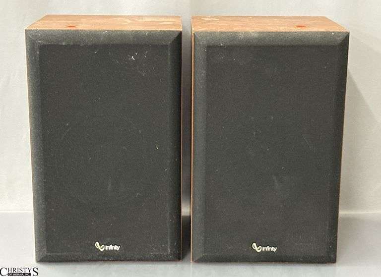 Pair of Infinity Speakers 11x11x18 image