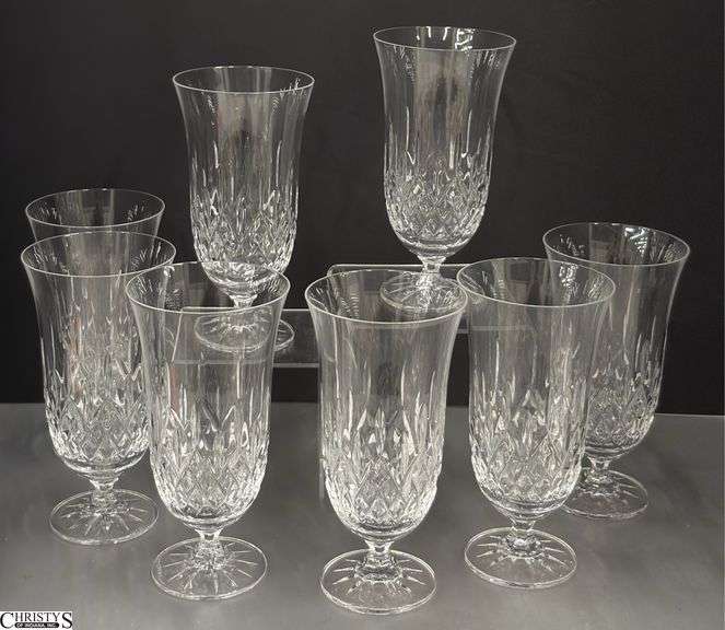 8 Galway Crystal Iced Tea 7" Stems image
