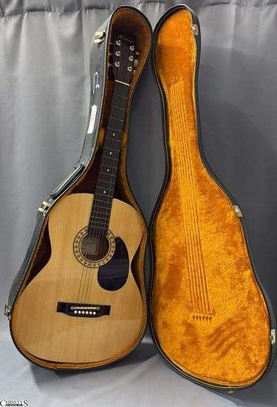Hohner Model HW200 Acoustic Guitar in Case. From a Local School image