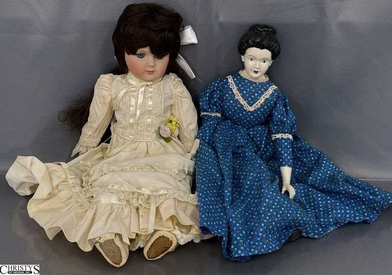 2 Porcelain Dolls, One is Victorian Ashlea Originals image