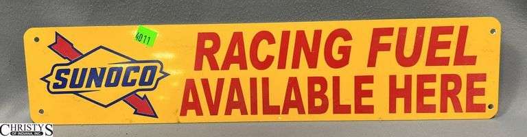 Sunoco Racing Fuel Sign 19x4 image