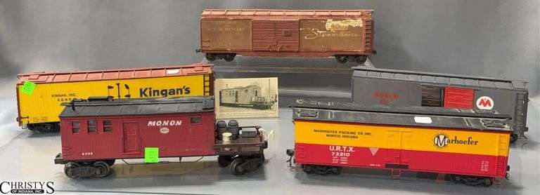 5 Unboxed Model Train Cars image