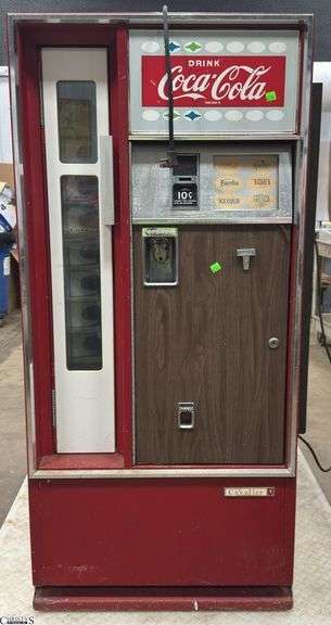 Cavalier Coca-cola machine untested 26x22x55 NO KEYS image