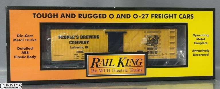 Rail King Boiler Gold Beer 19th Century Reefer Car 30-78212 image