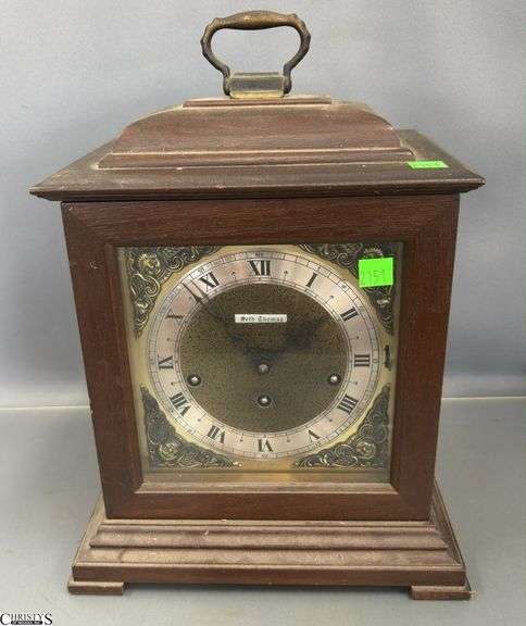 Seth Thomas Mantle Clock - 9.5" x 6.5" x 14" image