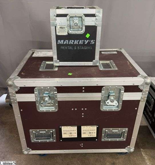 Pair of AV Road Cases Largest 31x23x29 image