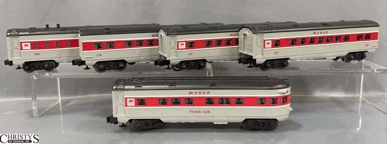 Lionel Monon 5 Train Car Passenger Set image