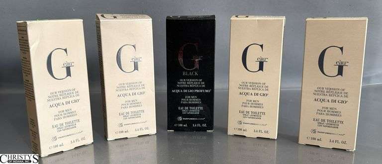 5 Bottles of Mens Cologne image