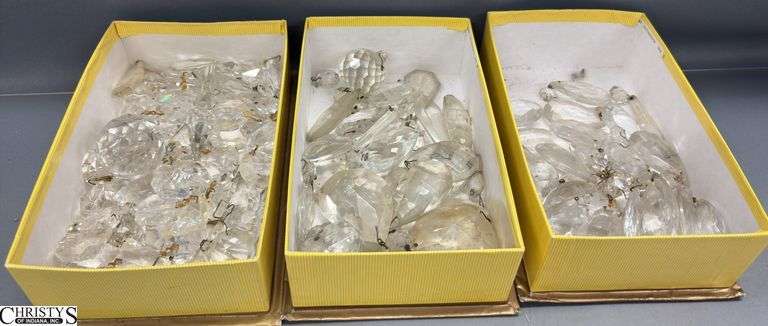 Assorted Chandelier Prisms - 4" of largest image
