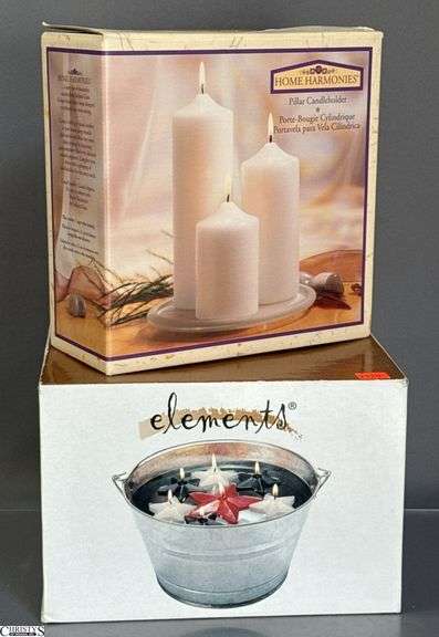 Elements Candle Holder and Pillar Candles image