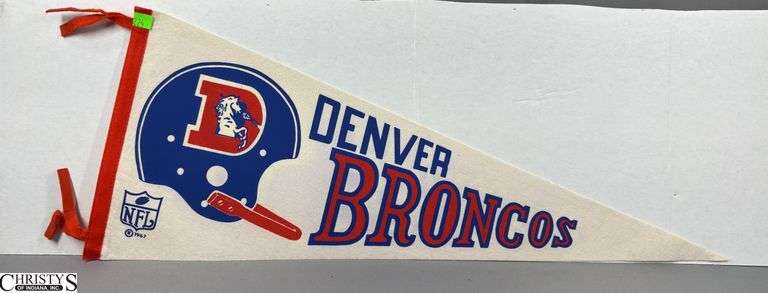 Denver Broncos NFL Pennant Dated 1967 image