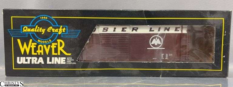 Weaver Modern Monon 3 Rail The Hoosier Line Boxcar image