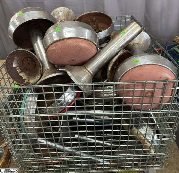 Crate of Stools Rough Condition Crate Not Included image
