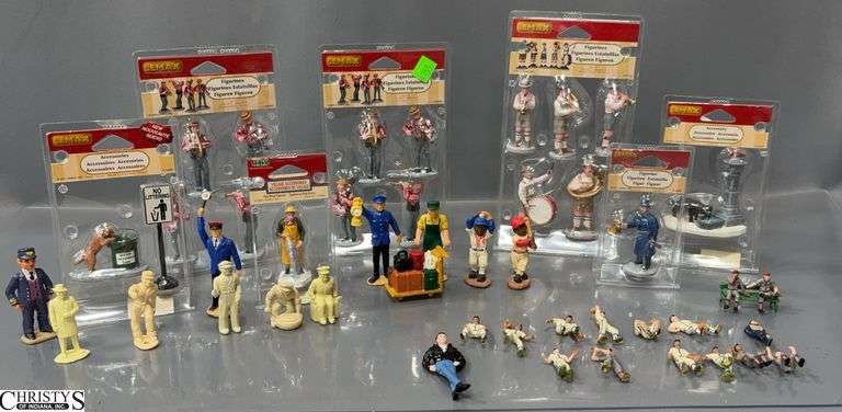 Lemax Figures For Model Layouts Various Scenes, See Photos image